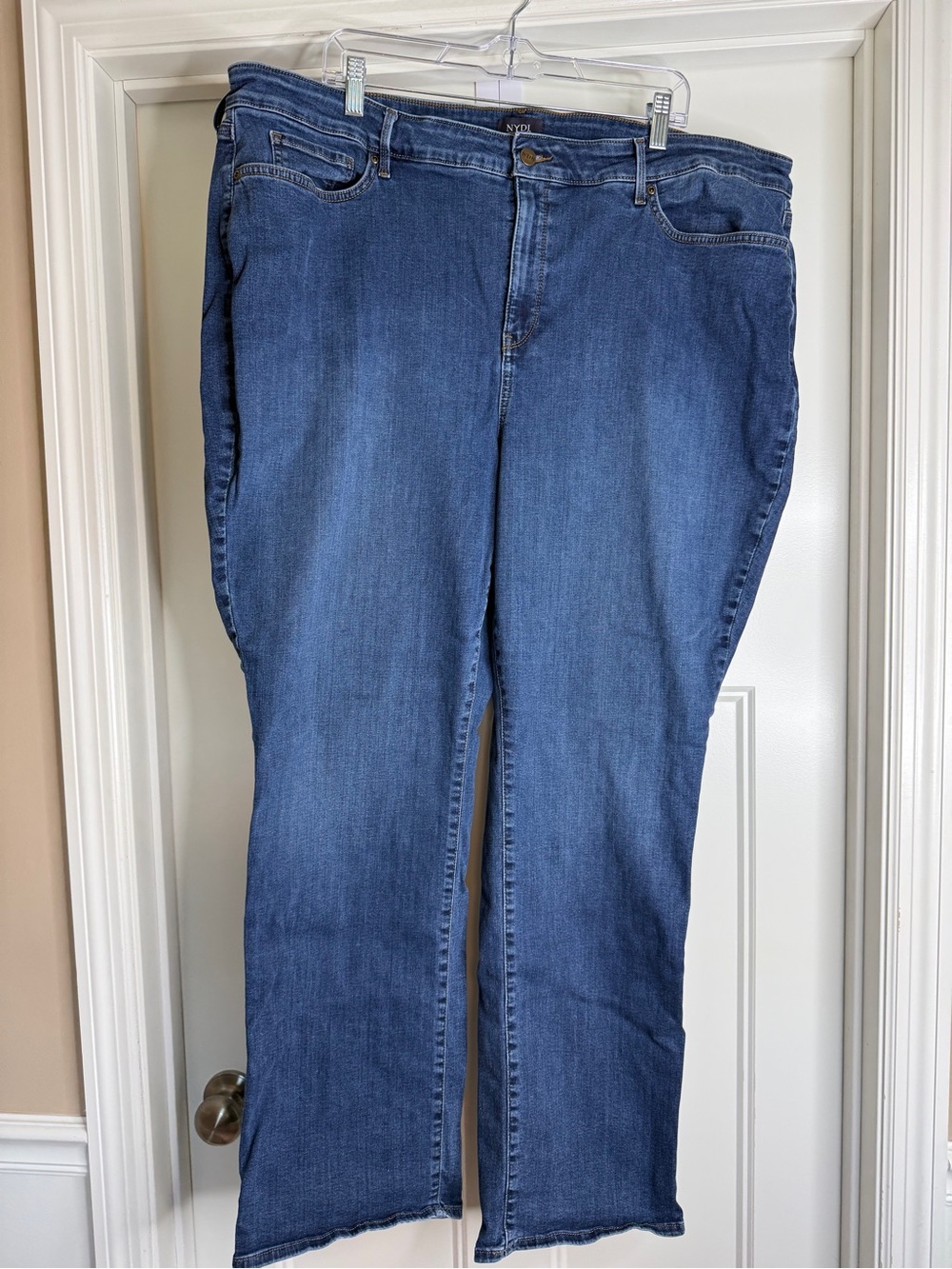 Women’s NYDJ Blue Stretch Marilyn Straight-Leg Women’s Jeans, 24W
